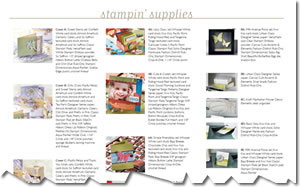 Stampin Up Catalog Sample Supply List
