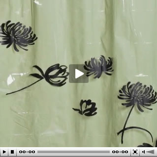 Decor Elements on Shower Curtain video