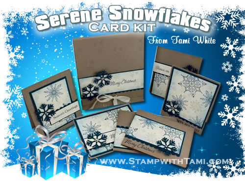 Stampin Up Serene Snowflakes stamp set