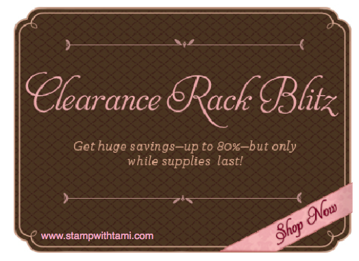 tamis clearance rack blitz stampin up