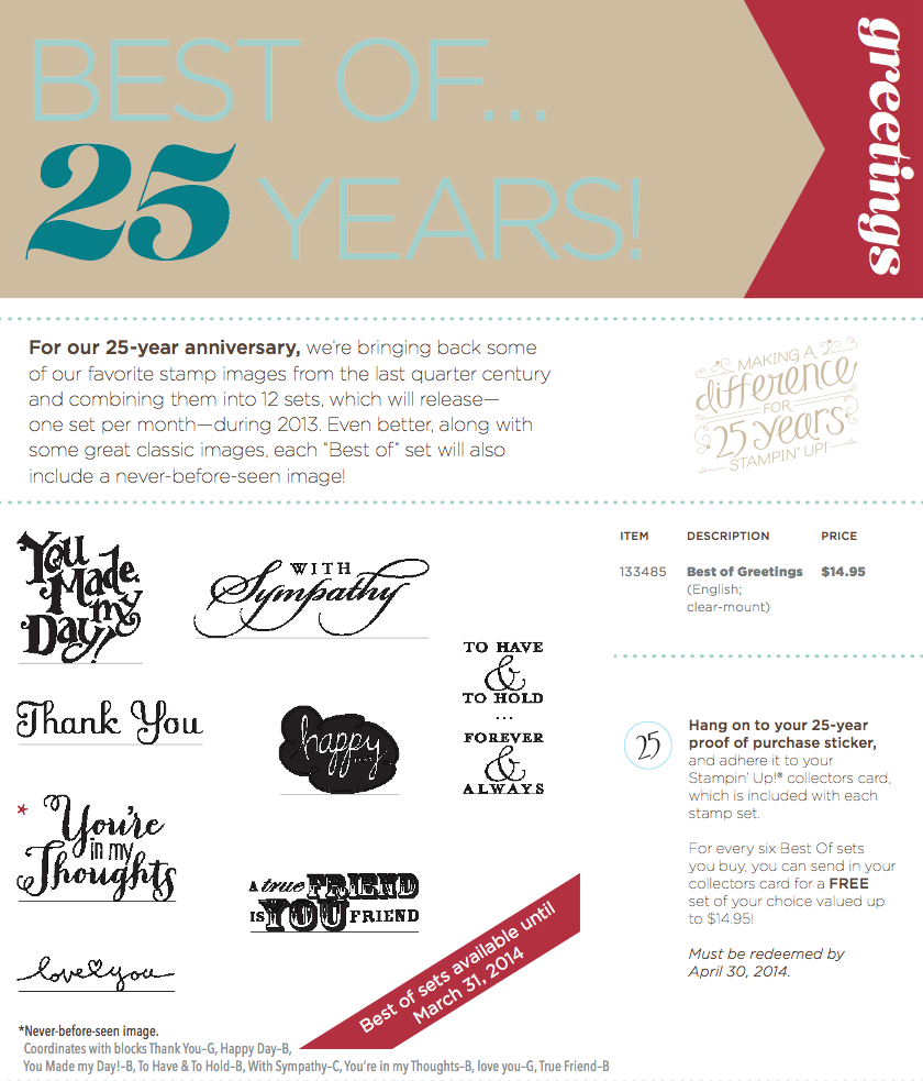 best of 25 years-stampin up-greetings