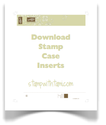stamp case inserts