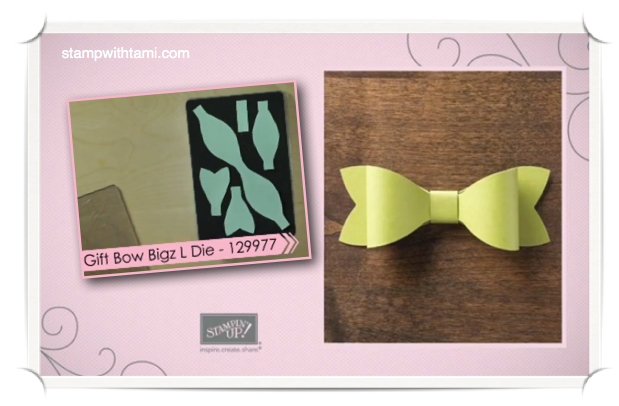 gift bow die-stampin up
