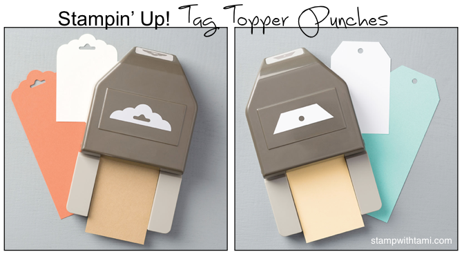 stampin up tag topper punches