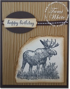 walk in the wild-stampin up
