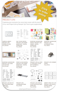 order stampin up project life online