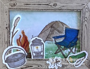great outdoors camping card - elizabeth stampinup