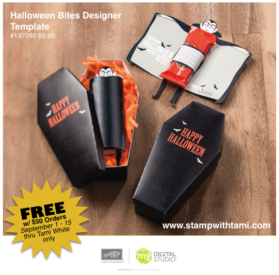 free Haloween Bites Deisgner Template stampin up