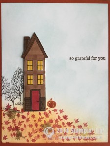 stampin up holiday home grateful