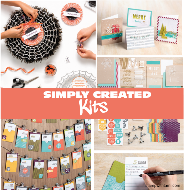 stampin up simply created kits
