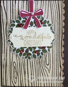 wreath-stampin up