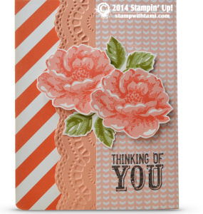 stippled blossoms - stampin up