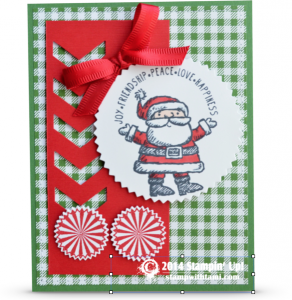 get your santa on-stampin up