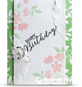 butterfly basics stampin u pstamps birthday card