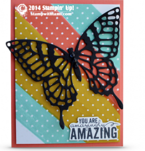painted petals sstampinup butterfly