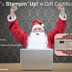 Stampin Up Gift Certificates