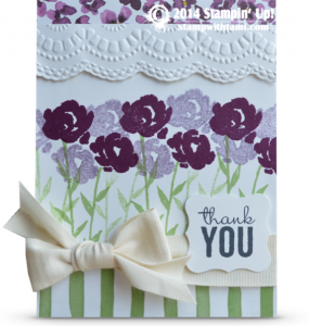 stampin up occasions painted petals