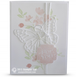for you butterfly stampinup up
