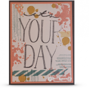 stampin up big on your valentines day card idea