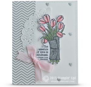 stampin up love is kindness card