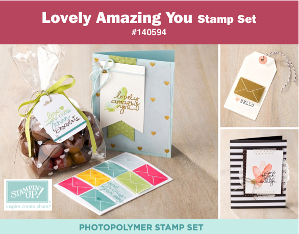 stampin up lovely amazing you stamp set