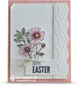 stampin up bloom with hope easter card