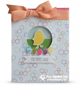 stampin up easter cheerful critters card