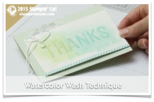watercolor wash