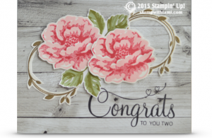 stippled blossoms stampin up wedding card