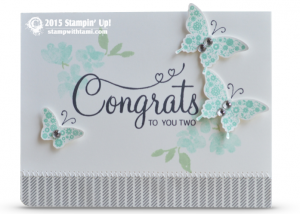 your perfect day stampin up card