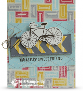 stampin up cycle celebration card