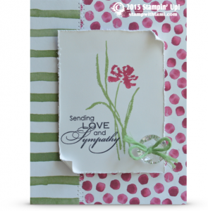 stampin up love and sympathy card