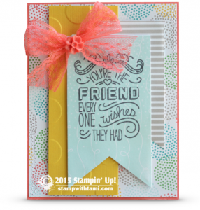 youre the friend stampinup