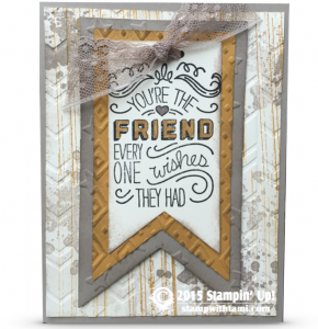 friendly wishes stampin up