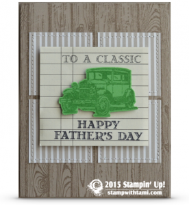 stampin up guy greeetins classic car card