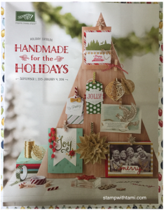 stampin up holiday catalog cover