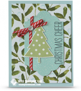 stampin up cheer all year stamp set card
