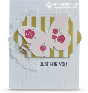stampin up floral wings card idea