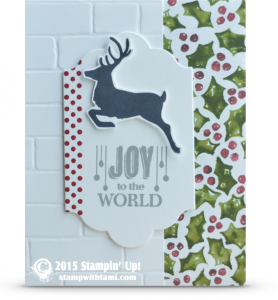 stampin up jolly christmas card idea
