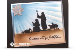 oh come all ye faithful-stmapin up christmas card