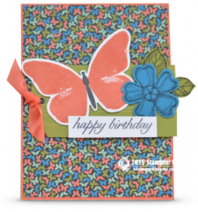 stampin up birthday blossoms card butterfly birthday
