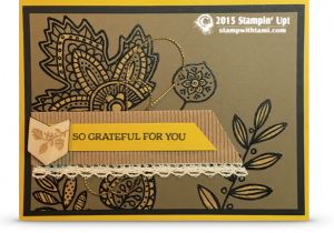 stampin up lighthearted leaves fall grateful card