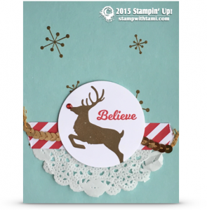 stampin up jolly christmas card