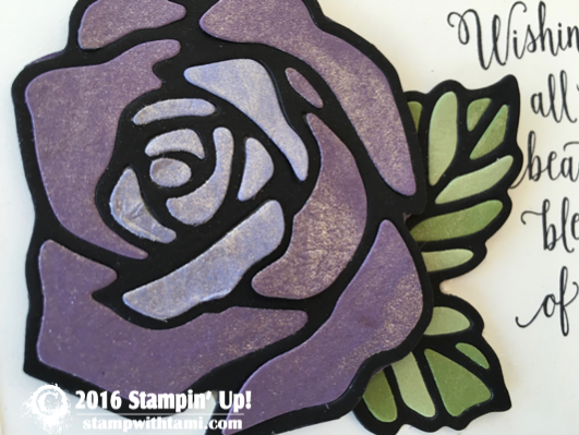 stampin up stained glass easter rose