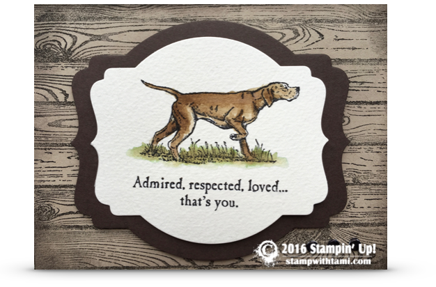 stampin up in the wilderness card
