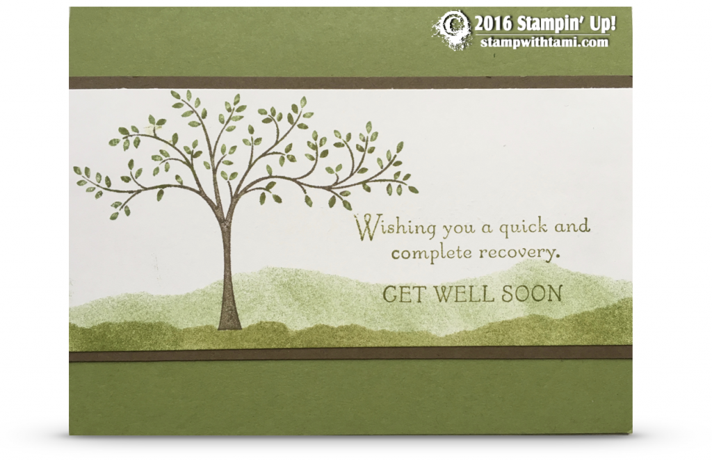 stampin up thoughts and prayers sympathy card