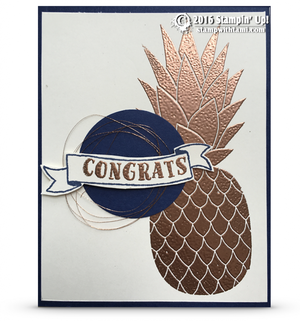 stampin up copper pineapple1