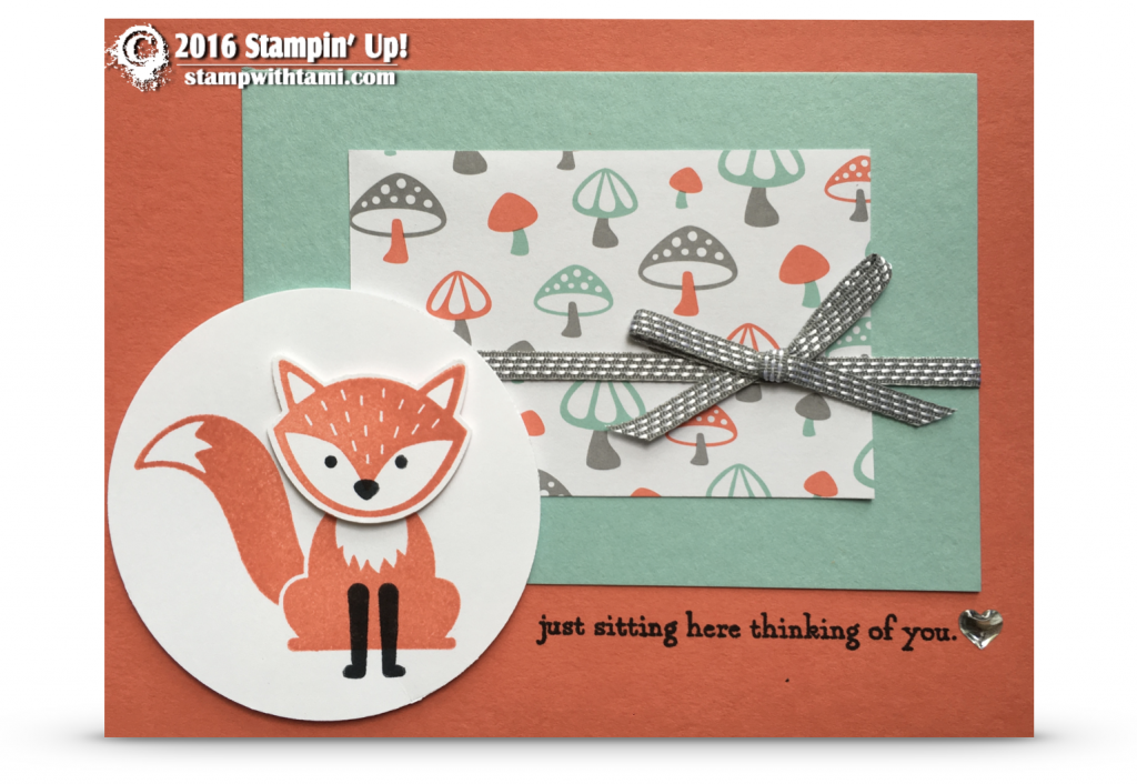 stampin up foxy friends amy storrie