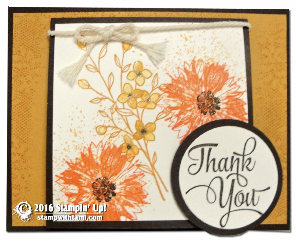 stampin up touches of texture stamp set card