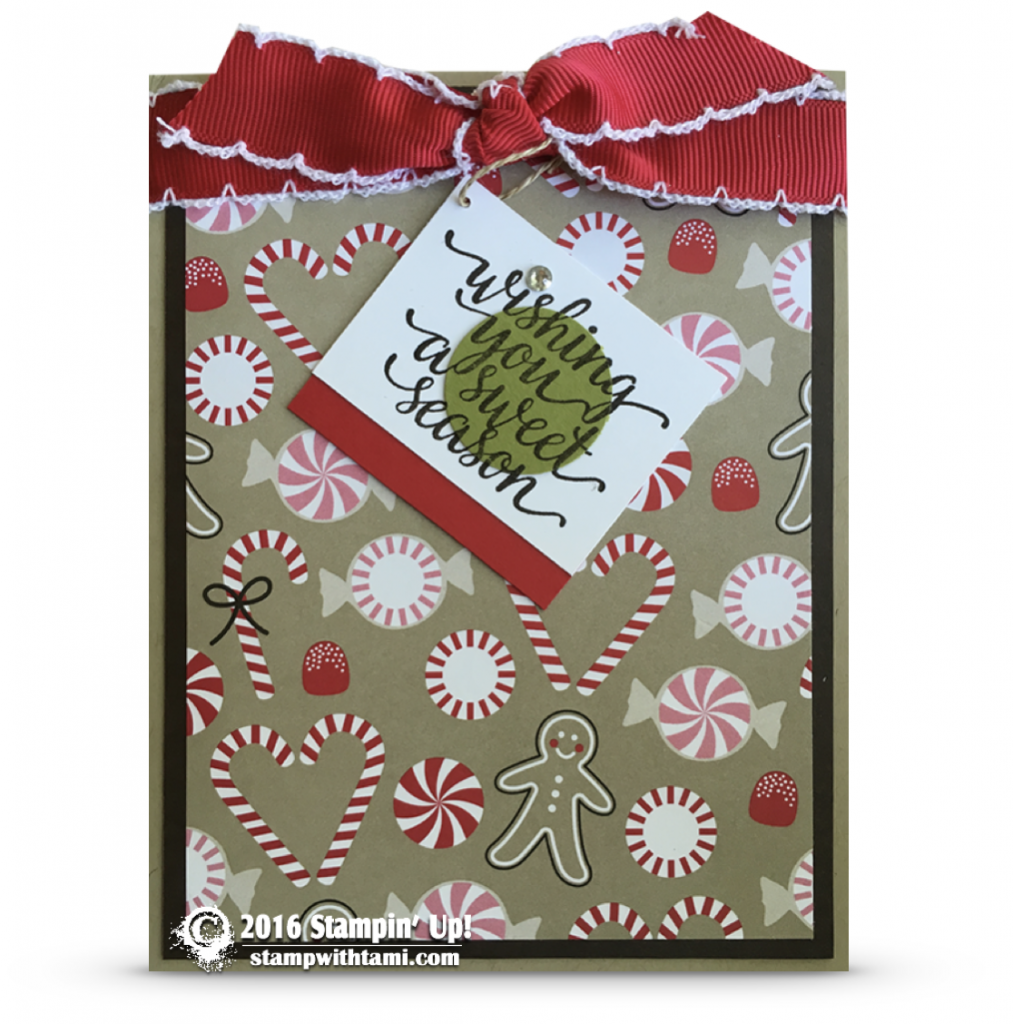 stampin up candy cane christmas